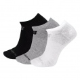 Cotton Flat Knit No-Show Socks 3er Pack