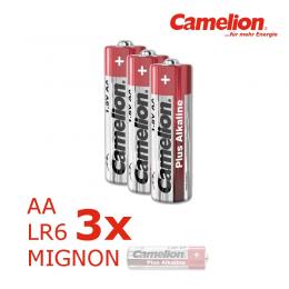 3 x Batterie Mignon AA LR6 1,5V PLUS Alkaline - Leistung auf Dauer ...