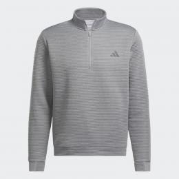 Adidas Ultimate365 DWR Textured Quarter Zip Pullover Herren | grethr/white L