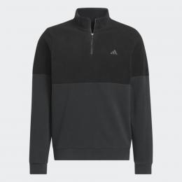 Adidas Ultimate365 Fleece Quarter Zip Pullover Herren | black/carbon L