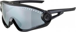 Alpina 5W1NG CM+ Sportbrille (332 all black, Ceramic Mirror, Scheibe: black mirror (S3))