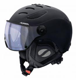 Alpina Jump JV Varioflex HM Skihelm (52-54 cm, 30 schwarz matt)