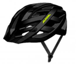 Alpina Panoma 3.0 Fahrradhelm (52-57 cm, 68 black/neon matt)