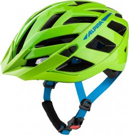 Alpina Panoma 3.0 Fahrradhelm (56-59 cm, 67 green/blue gloss)