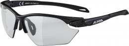 Alpina Twist Five HR small VL+ Sportbrille (131 black matt, Scheibe: Varioflex, black (S1-3))
