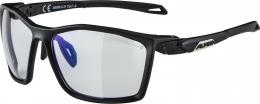 Alpina Twist Five VLM+ Sportbrille (231 black matt, Scheibe: Varioflex, blue mirror (S1-3))