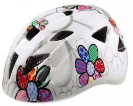 Alpina Ximo Flash Kinderfahrradhelm (47-51 cm, 10 white flower)