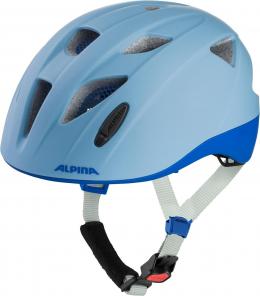 Alpina Ximo LE Kinder Fahrradhelm (47-51 cm, 46 smoke/blue matt)