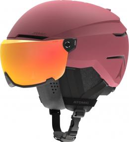 Atomic Savor Stereo Visor Visier Skihelm (51-55 cm, maroon)