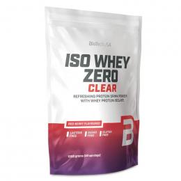 Biotech USA Iso Whey Zero Clear Beutel 1000g Rote Beere