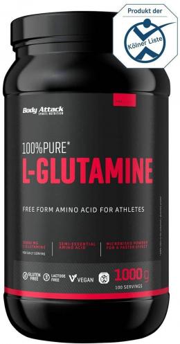 Body Attack 100% Pure L-Glutamine - 1kg Angebot kostenlos vergleichen bei topsport24.com.
