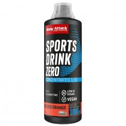 Body Attack Sports Drink Zero 1000ml Blutorange