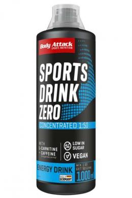 Body Attack Sports Drink Zero, 1000ml MHD 30.09.2024