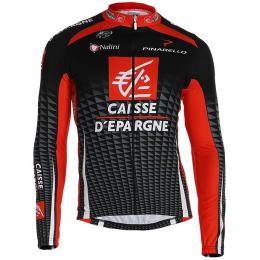 CAISSE D'EPARGNE Langarmtrikot Langarmtrikot, für Herren, Größe L, Rennrad Triko