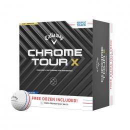 Callaway Chrome Tour X Triple Track 2024 Golf-Ball weiß 48 Bälle