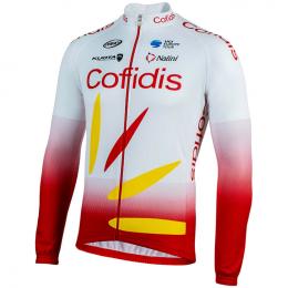 COFIDIS SOLUTIONS CREDITS 2019 Langarmtrikot, für Herren, Größe S, Radtrikot, Fa