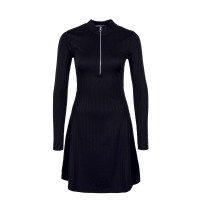 Damen Kleid - Zipper A Line Rib - Black Angebot kostenlos vergleichen bei topsport24.com.