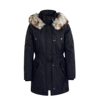 Damen Mantel - Iris Parka - Black