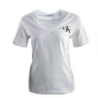 Damen T-Shirt - Monologo Slim V-Neck Bright - White Angebot kostenlos vergleichen bei topsport24.com.