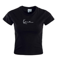 Damen T-Shirt - Small Signature Short - Black