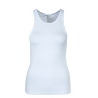 Damen Tank Top - Kenya Life Rib - White