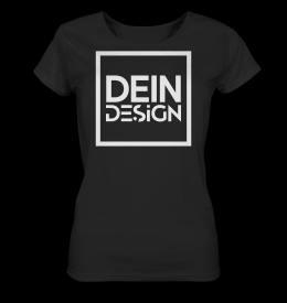 DeinDesign Damen T-Shirt - Personalisierter Druck M (Medium) / Schwarz