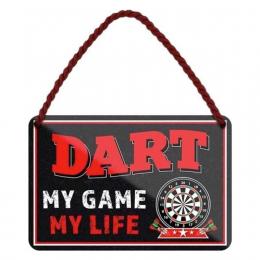 Deko Blechschild 18x12cm ? Dart - My Game - My Life! Angebot kostenlos vergleichen bei topsport24.com.