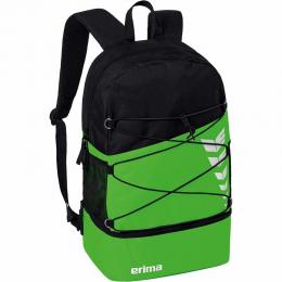 Erima Six Wings Rucksack Gr?n / Schwarz