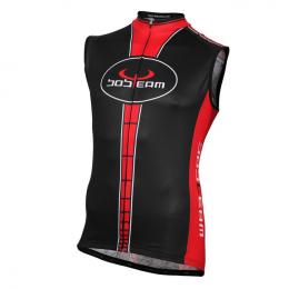 Fahrradtrikot, BOBTEAM Infinity Radtrikot ärmellos, für Herren, Größe 2XL, Radbe