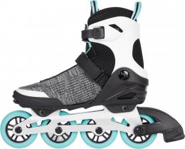 Firefly 350 W84 Damen Inlineskate (36.0, 900 white/greydark/turquoise)