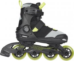 Firefly Kinder Inlineskate ILS 620 Boy (37.0-40.0 (Rollen 76 mm), 900 schwarz/gelb/grau)