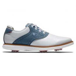 FootJoy Traditions Spikeless Golf-Schuh Damen Medium | white-navy, lila EU 42