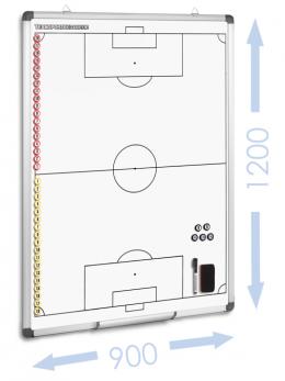 FUSSBALL - magnetische Taktiktafel 900 x 1200 mm