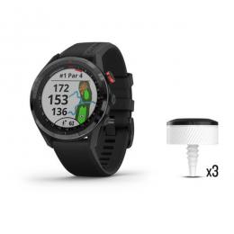 Garmin Approach S62 GPS Golf-Uhr Entfernungsmesser schwarz mit 3 x CT10 im Bundle Angebot kostenlos vergleichen bei topsport24.com.