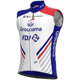 GROUPAMA-FDJ Windweste 2020, für Herren, Größe S, Fahrradweste, Fahrradbekleidun