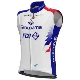 GROUPAMA-FDJ Windweste 2021, für Herren, Größe L, Radweste, Radsportbekleidung