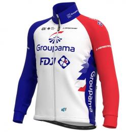 GROUPAMA-FDJ Winterjacke 2021, für Herren, Größe L, MTB Jacke, Fahrradkleidung