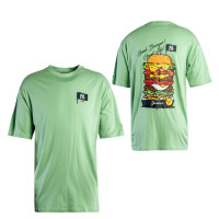 Herren T-Shirt - Burger Graphic - Losdod Green