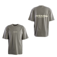 Herren T-Shirt - Colne Logo Oversized - Cool Grey Sand