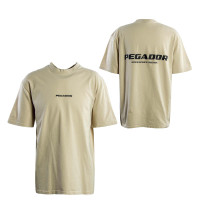 Herren T-Shirt - Colne Logo Oversized - Desert Sand