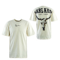 Herren T-Shirt - Small Sign. Washed H.Jersey - Off White