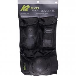 K2 Exo Pad Protektorenset (XL, schwarz/anthrazit)