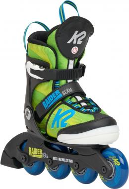 K2 Raider Beam Junior Inliner mit LED (35.0-40.0, green/blue (72-er Räder))