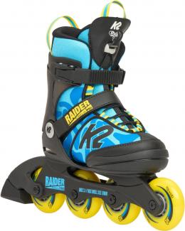 K2 Raider Pro Inlineskate Jr. Boy (32.0-37.0 (M), blue/yellow (72-er Räder))