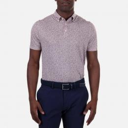 KJUS Lance Printed Polo S/S Herren | pink salt-pewter 54