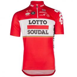 LOTTO SOUDAL 2017 Kurzarmtrikot, für Herren, Größe M, Fahrradtrikot, Radbekleidu