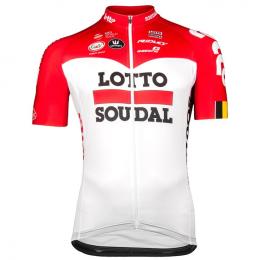 LOTTO SOUDAL Aero 2018 Kurzarmtrikot, für Herren, Größe L, Rennrad Trikot, Radsp