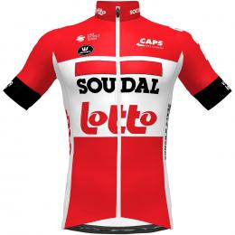 LOTTO SOUDAL Aero 2022 Kurzarmtrikot, für Herren, Größe 2XL, Radshirt, Radkleidu