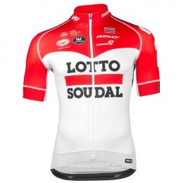 LOTTO SOUDAL PRR 2018 Kurzarmtrikot, für Herren, Größe L, Rennrad Trikot, Radspo