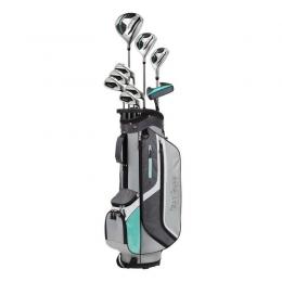 MacGregor CG3000 Komplettset Graphit Damen | LH Lady 7-9, SW, 13° Driver, 18° FW, 24° Hybrid, Putter, Cart-Bag Std.